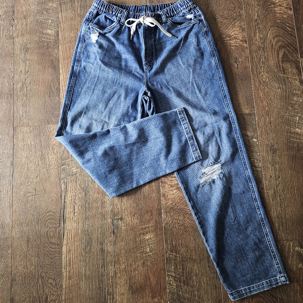 Aerie Blue Straight Leg Jeans